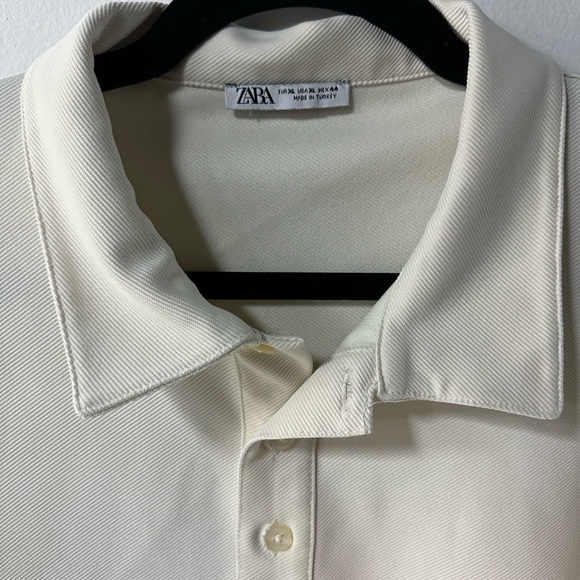 Zara Men’s Long-Sleeve Polo Shirt - Size XL - Picture 4 of 6
